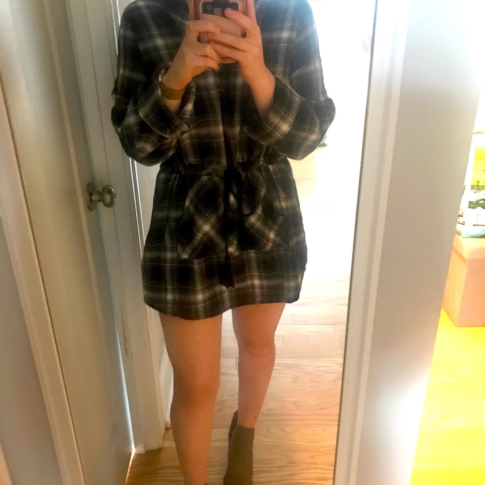Boutique Flannel Dress